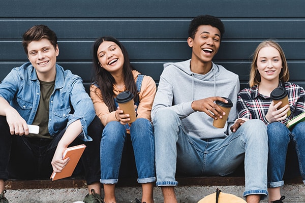 Teenagers Smiling Becker and Scott Orthodontics in Springfield, MO